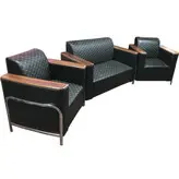 مبل نیم ست اداری مدل اطلس گلدوزی دسته وکیوم