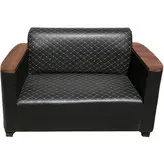 مبل نیم ست اداری مدل اطلس گلدوزی دسته وکیوم