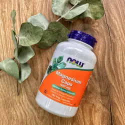 منیزیم ۴۰۰ میلی‌گرمی مناسب برای ورزشکاران | برند Now Foods | بسته 180 عددی - مکمل‌های ویتامین و تندرستی