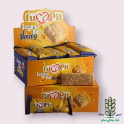 کنجد بار عسلی 50 گرمی فوکاپیت - بسته 20 عددی | انرژی در هر گاز، تغذیه در هر لقمه