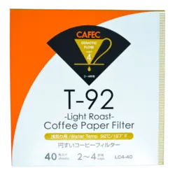 فیلتر کاغذی Cafec مدل T-92 لایت روست (40 عددی)
