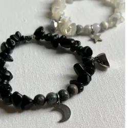 دستبند ست ماه و ستاره