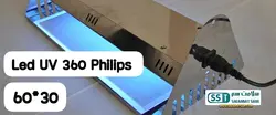 حشره‌کش‌ سایلنت چسب دار UV 360 led مدل آویز استیل 60*30 سلامت سم