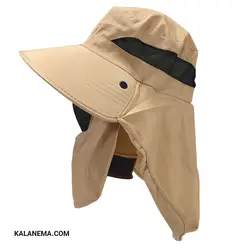 کلاه آفتابگیر ۳۶۰ درجه لبه بلند – محافظ کامل صورت و گردن | ارسال رایگان