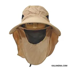 کلاه آفتابگیر ۳۶۰ درجه لبه بلند – محافظ کامل صورت و گردن | ارسال رایگان