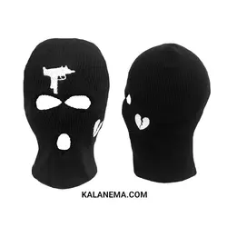 فیس ماسک گنگ مشکی مدل سه سوراخه | ارسال رایگان