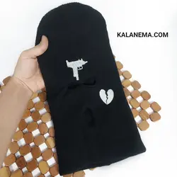 فیس ماسک گنگ مشکی مدل سه سوراخه | ارسال رایگان