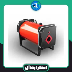 دیگ گرمایش بویلر استخر و جکوزی مدل سوپر 2 پاس استیل 250000