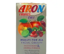 قرص چاقی صورت آرون فروت ARON FRUITES بسته 60 عددی اصل و اورجینال