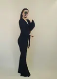 اورال سرهمی زنانه  مجلسی  مشکی  جنس ریون گرم بالا