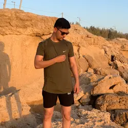 تیشرت فلامنت نایکی خط دار