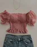 کراپ راپونزل آستین کیپور