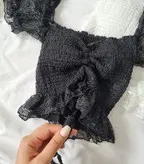 کراپ راپونزل آستین کیپور