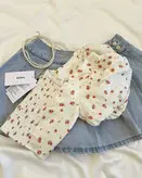 شومیز کراپ مجلسی آستین پفکی بل