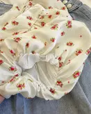 شومیز کراپ مجلسی آستین پفکی بل