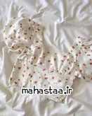 شومیز کراپ مجلسی آستین پفکی بل