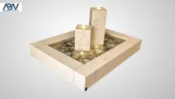 آبنما کامپوزیتی پیزا دو آبریز - فروش تجهیزات استخر و آبنما