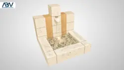 آبنما کامپوزیتی فلورانس تک آبریز - فروش تجهیزات استخر و آبنما