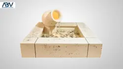 آبنما کامپوزیتی ورونا مربع تک - فروش تجهیزات استخر و آبنما