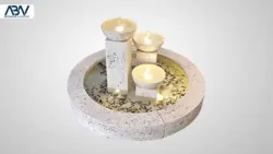 آبنما کامپوزیتی ونیز دایره سه آبریز - فروش تجهیزات استخر و آبنما