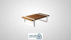 میز قهوه خوری PTC4 105 | بدنه آلمینیونی مقاوم رویه ترمو وود