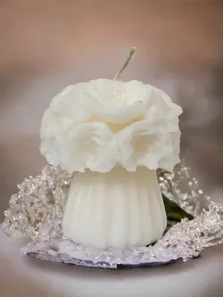 شمع دسته گل عروس (شمع سفره عقد)