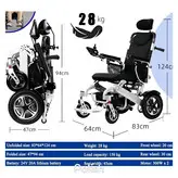 ویلچر برقی تاشو آلمینیومی همه کاره BIOCARE