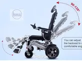 ویلچر برقی تاشو آلمینیومی همه کاره BIOCARE