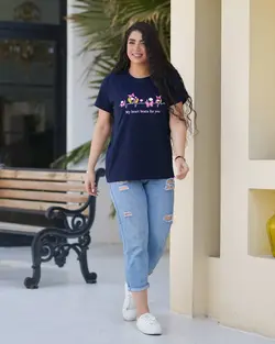 تیشرت نخ پنبه قواره دار