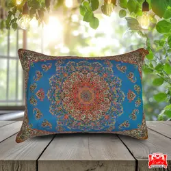 بالش کتابی شاهکار آبی - حیدر خواب