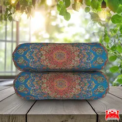 بالش لوله ای شاهکار آبی - حیدر خواب