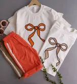 بلوز شلوارک دخترانه گیپور دوزی