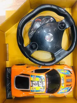 ماشین کنترلی باتری خور مسابقه ای کنترل فرمانی 599-15 JHD TOYS