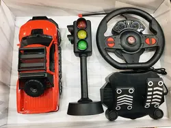 ماشین کنترلی شارژی پدالی با چراغ راهنمایی 898 Xin Yuan Da Toys