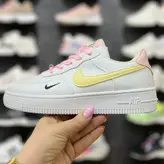 کتونی سفید استایل ایر فورس با روبان | طراحی خاص دخترانه وارداتی K.Shoes چین