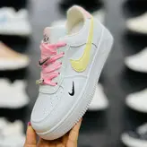 کتونی سفید استایل ایر فورس با روبان | طراحی خاص دخترانه وارداتی K.Shoes چین