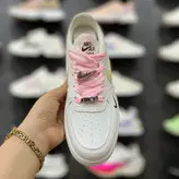 کتونی سفید استایل ایر فورس با روبان | طراحی خاص دخترانه وارداتی K.Shoes چین