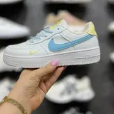 کتونی سفید استایل ایر فورس با روبان | طراحی خاص دخترانه وارداتی K.Shoes چین