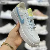 کتونی سفید استایل ایر فورس با روبان | طراحی خاص دخترانه وارداتی K.Shoes چین