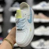 کتونی سفید استایل ایر فورس با روبان | طراحی خاص دخترانه وارداتی K.Shoes چین