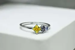 انگشتر نقره ویونا – جلوه‌ای سلطنتی با طراحی منحصربه‌فرد - لیمو جواهر |lemonjewelry