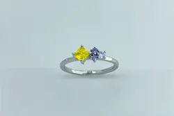 انگشتر نقره ویونا – جلوه‌ای سلطنتی با طراحی منحصربه‌فرد - لیمو جواهر |lemonjewelry