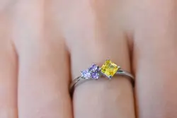 انگشتر نقره ویونا – جلوه‌ای سلطنتی با طراحی منحصربه‌فرد - لیمو جواهر |lemonjewelry