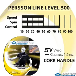 راکت پینگ پنگ برند دونیک شیلدکروت DONIC Persson Line 500