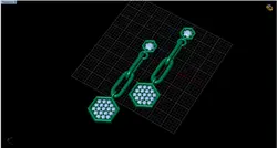 فایل سه‌بعدی گوشواره طلا مدل 100346 – طراحی ظریف برای ساخت جواهر لوکس