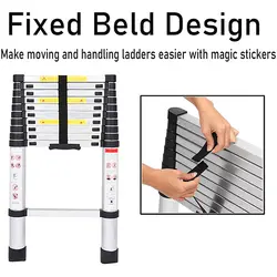 نردبان 13 پله مدل telescopic 5 متری - یکتا شمال