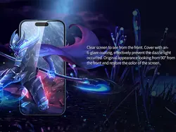 محافظ صفحه نمایش گلس پرایوسی آیفون Apple iPhone 15 promax