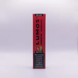 پاد یک بار مصرف  ۲۰۰۰ پاف لوموس چراغ دار با طعم توت فرنگی کیوی