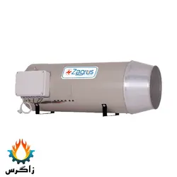 جت هیتر گازی زاگرس HM100 بدنه گالوانیزه