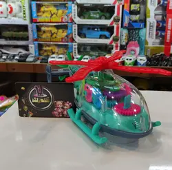 هلی کوپتر موزیکال حرکتی شفاف - فروشگاه خاص لند (سلیم نژاد)